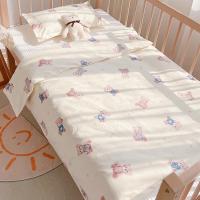Juego de 3 uds de juegos de cama para bebé recién nacido, funda de almohada con estampado de dibujos animados de algodón para niños pequeños, funda nórdica, funda de manta para niños - details 5