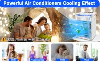 Aire acondicionado portátil 5 en 1, 5 velocidades de viento y 2 de niebla, con temporizador y 7 luces LED para oficina, escritorio y dormitorio - details 1