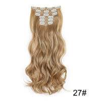Peluca Cómoda y Transpirable Ajustable para Mujeres Juego de Extensiones de Cabello de 6 Piezas, 16 Clips para Europa, América, Cabello Largo y rizado para Comercios Exteriores, Adecuado para Viajes de Fiesta - details 17