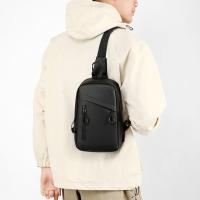 Bolso informal con tirantes laterales para hombre, bolso de pecho de Color sólido, bolso de hombro masculino, bolso deportivo, bolso cruzado para teléfono Oxford, deporte - details 2