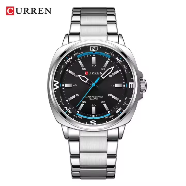 Reloj de Cuarzo Premium CURREN 8455 Diseño Analógico de Moda de Negocios de Ocio para Hombres - 1