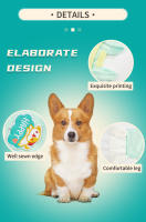 Vestido de Perrito para Exteriores Moda Set de Mascotas para Niñas Gatos Primavera Verano Material de Poliéster Diseño de Dibujos Animados Resistente a la Suciedad Ligero - details 3