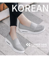 Zapatillas de tenis deportivas para mujer, zapatos cómodos de suela gruesa ligera, sin cordones, de malla transpirable, para caminar al aire libre - details 10