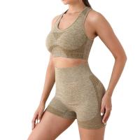 Conjunto de sujetadores deportivos para mujer, pantalones cortos de gimnasio, ropa de gimnasio transpirable, pantalones cortos, - details 6