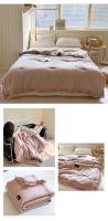 Edredón Bonenjoy con borlas, edredón de algodón, colcha de Color sólido, manta gruesa, edredón para adultos y niños, edredón para cama 90/105 - details 9