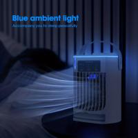 Aire Acondicionado portátil 4 en 1, ventilador con humidificador y filtro para dormitorio, oficina y exteriores - details 12