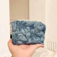 Monedero Mini de Cierre Floral Mini Bolso de Maquillaje de Viaje de Algodón - details 6