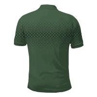 Camisa Polo Hombre Verano Manga Corta Moda Ajustada Deporte Botones Impresión 3D Digital Negocios Camisas Tops Transpirables - details 8
