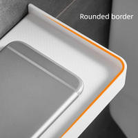 Soporte de papel para baño montado en la pared, estante multifunción sin perforaciones, bandeja para teléfono, cesta de ducha de plástico para baño - details 5