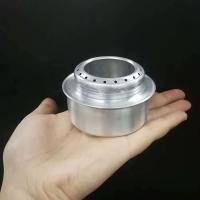 Estufa de Camping, mini alcohol portátil de aleación de aluminio con cubierta, Montañismo al aire libre, senderismo, mochila, estufa de camping - details 2