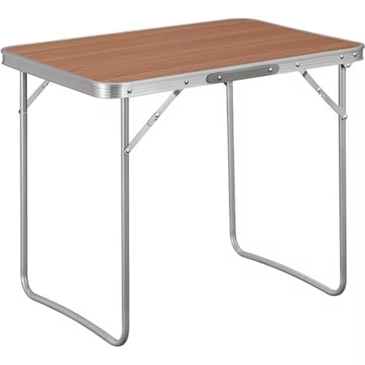 Mesa de Camping Plegable con Mango Multifuncional 70x50x60 Cm - 1