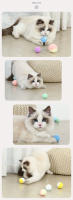 HOOPET-Bola de juguete para gato, artefacto autocurativo y aburrido, palo de entretenimiento, resistente a las mordeduras, silencioso, para mascotas y gatitos - details 8