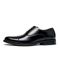 Zapatos de cuero divididos para vestido de novia genuinos para hombres y más - details 4