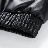 Primavera y otoño nueva ropa de motocicleta para hombres marca de moda chaqueta de cuero PU chaqueta fina moda abrigo bordado - details 9