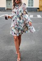 Vestido midi casual estilo coreano de moda 2025 para mujer con manga larga - details 20