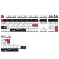 Yuki Aim 5 lados sublimación de tinte PBT diseño japonés Anime Keycaps perfil para teclado Cherry MX Switch - details 5