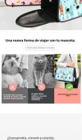 Nueva Bolsa para Mascotas Portátil Transpirable con Ocho Agujeros Bolsa de Hombro para Mascotas y Bolsa Plegable para Gatos por Fabricante - details 1