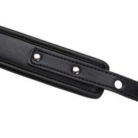Cesta de castidad de cuero de poliuretano para hombre, ropa interior, tirantes abiertos a la cadera para gay, Tanga sexy con cerradura - details 9