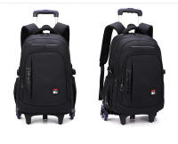 Mochila grande con ruedas Mochila compacta carro extensible - Diseño Ergonómico - Amplio Espacio de Almacenamiento - Bolsillos Multifuncionales - details 15