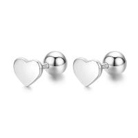 Pendientes Minimalistas de Esmalte de Plata Esterlina Diseño de Corazones y Estrellas - details 6
