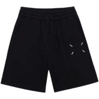Pantalones Cortos Negros Clásicos de Verano 2025 Moda Deportiva Casual para Hombres y Mujeres con Patrones Impresos Sencillos - details 12