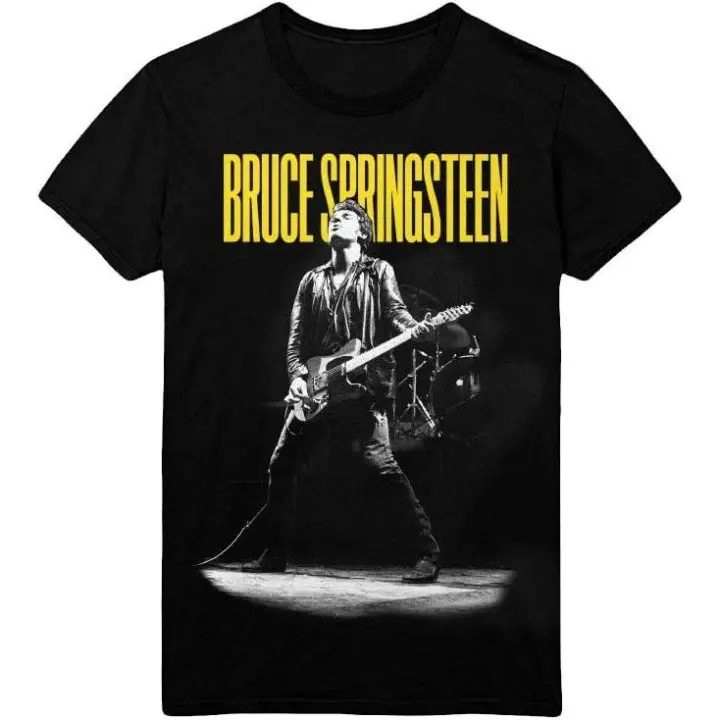 Camiseta de Bruce Spring Steen para hombre, camisa oficial con foto de invierno - 1