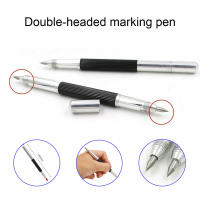 Marcador de punta de Metal portátil de doble extremo, marcador de grabado de vidrio de cerámica, pluma de trazado hecha de acero de tungsteno - details 2