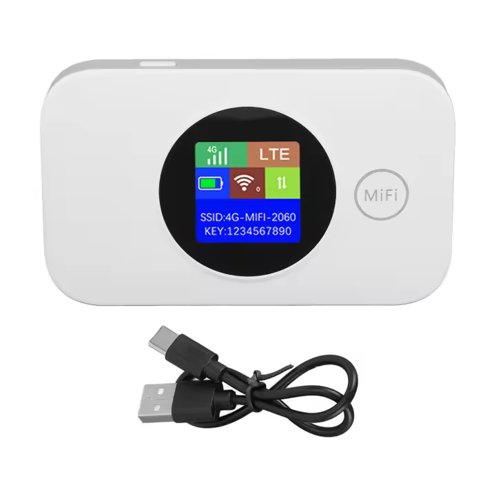 Router Móvil 4G con Ranura para Tarjeta SIM Soporte para 8-10 Usarios Batería de 3000mAh - 1