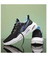 Zapatos De Hombre antideslizantes transpirables De malla De verano De tiro alto con logotipo De marca, Zapatos deportivos informales para correr para Hombre - details 20