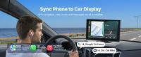 Estéreo inalámbrico para automóvil SucceBuy con pantalla táctil HD de 9 pulgadas, compatible con Apple CarPlay y Android Auto, incluye cámara de respaldo - details 1