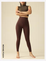 Movimiento de Yoga Leggings para las mujeres deportes pantalones ajustados de cintura alta con ajustado largo pantalones cookteca - details 5