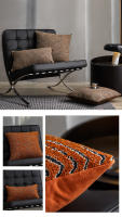 Fundas de Almohada de Chenilla de Lujo Diseño de Ondas Arayadas Almohadas de Geometría Gruesa para Sofá Silla Decoración Nórdica - details 10
