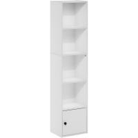 Biblioteca de 5 Niveles con 1 Puerta de Almacenamiento, Blanco - details 0