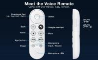 Mando a distancia de repuesto por voz, Compatible con Google Chromecast 4K Snow Smart TV Streaming Stick, G9N9N - details 4