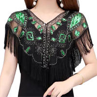 Mantón de borla nupcial para vestido de noche, envolturas de bufanda, noche pe, Navidad, cumpleaños, día de San Valentín - details 7