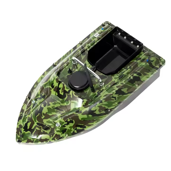 Barco de cebo de pesca a Control remoto, buscador de peces de 2 motores, 500M, inalámbrico, Control con una sola mano, nuevo - 1