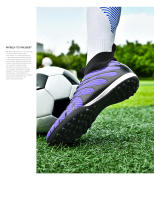 Alta parte superior transpirable zapatos de fútbol hierba artificial antideslizante zapatillas - details 43
