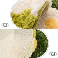 Alfombra de noche flocada de musgo de bosque, alfombras de baño antideslizantes ultrasuaves, alfombra de baño, alfombra de suelo de dormitorio para sala de estar, decoración del hogar - details 8