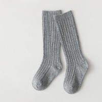 Calcetines Altos hasta la Rodilla para Niños Algodón Transpirable a Rayas - details 13