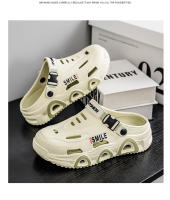 Sandalias para hombres nueva tendencia ligera suave cómoda parte inferior gruesa que aumenta el exterior impermeable antideslizante toboganes de playa conducción zapatillas de doble uso para hombres - details 6