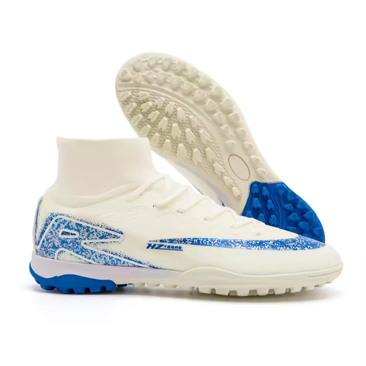 Botas de fútbol para hombre de caña alta con tacos largos y TF |   Zapatillas Profesionales para Entrenamiento - Tallas 35-45 - 1