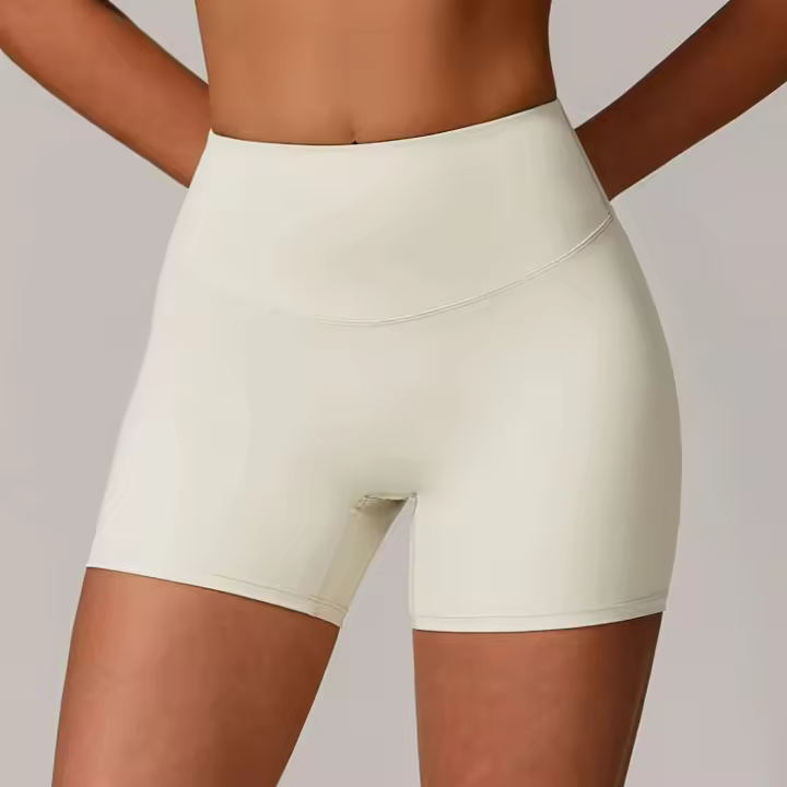 Ropa deportiva de yoga de alta elasticidad para mujer, pantalones cortos absorbentes, pantalones push-pull, monos para ciclismo, jogging y fiesta - 1