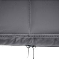 B Tapizada En Cuero Sintético I Silla De Espera con Reposabrazos I Silla Confidente con Base De Metal I Color:, Color:Negro - details 20