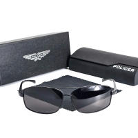 2025 POLICER Gafas de Sol Pilot para Hombre UV400 Polarizadas, Regalo Familiar para Viajes y Piscina, Diseño Retro Italiano - details 5