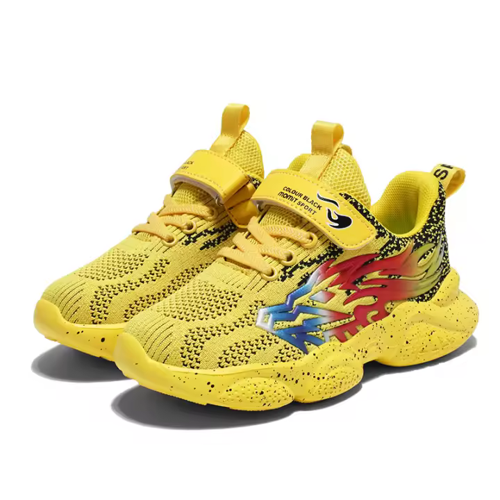 Deportes de moda para niños y niñas, zapatillas de tenis ligeras y transpirables para correr, zapatos para caminar - 1