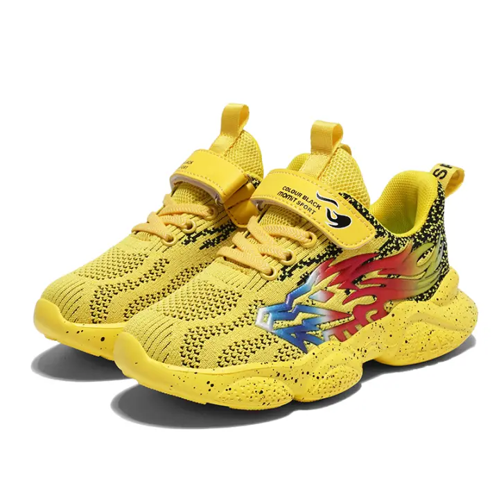 Deportes de moda para niños y niñas, zapatillas de tenis ligeras y transpirables para correr, zapatos para caminar - 1