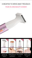 Depiladora eléctrica portátil 4 en 1 para mujer, recortadora de nariz y Oreja, afeitadora indolora para mujer - details 1