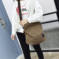 Bolso de mano informal europeo y americano para mujer, bandolera de hombro portátil de lona Simple, bolso cruzado de gran capacidad - details 8