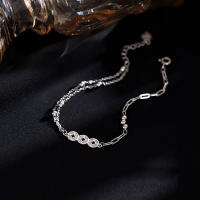 Pulsera De Beads Geométricas De Plata Esterlina 925 Para Mujeres Estilo Simple Y Temperamento Joyería De Mano Para Fiestas - details 45