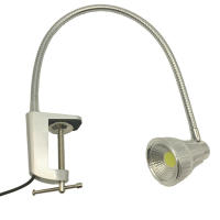 Lámpara de trabajo de torno con clip LED de cuello de cisne de tubo largo de 110V/220V 10W - details 2